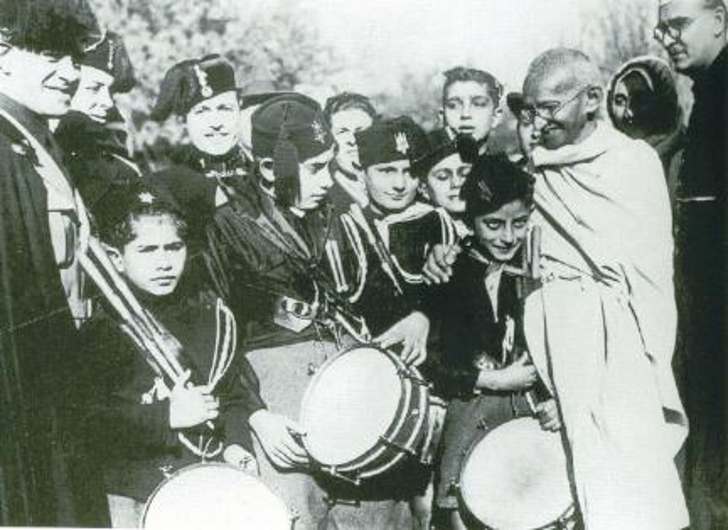 Ганди в Риме, 1931 год
