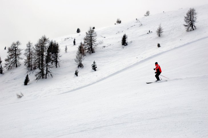 Советы для начинающих при катании на горных лыжах