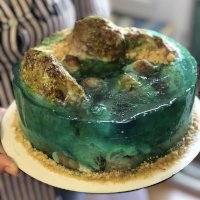 Как сделать торт-остров с желе своими руками