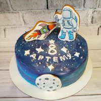 Иллюстрация к статье Как сделать торт-космос своими руками