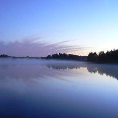 Панорама финского озера