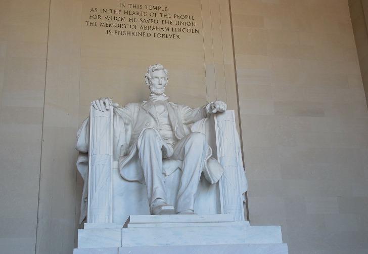 Скульптура в мемориале Линкольна