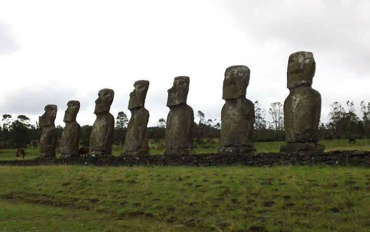 Статуи моаи острова Пасхи