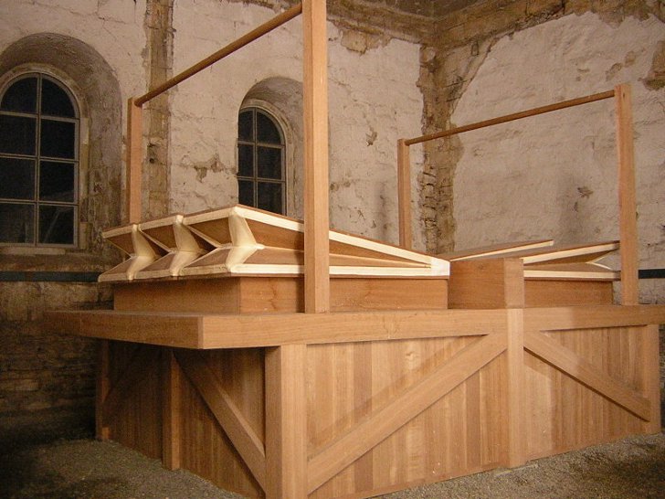 Часть конструкции органа в монастыре Хальберштадта