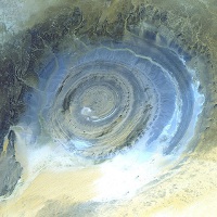 Необычные места на планете: Глаз Сахары