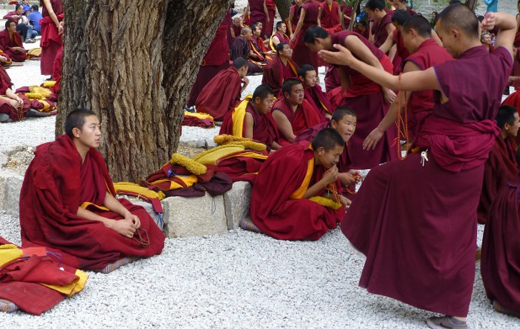 Тибетские монахи