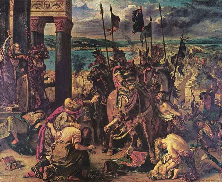 Взятие Константинополя крестоносцами в 1204 году