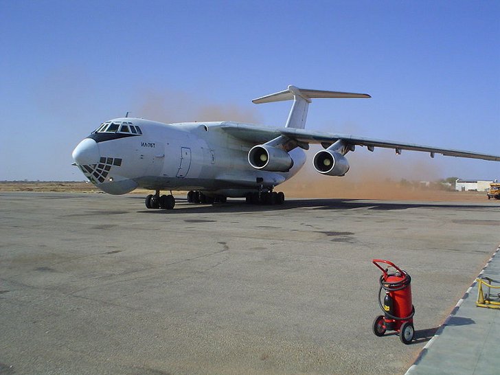 Самолет Ил-76, такой же был захвачен в Кандагаре