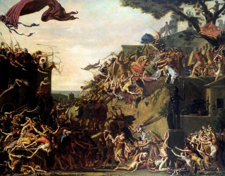 Картина «Победа Спарты», художник Jean-Baptiste Topino-Lebrun