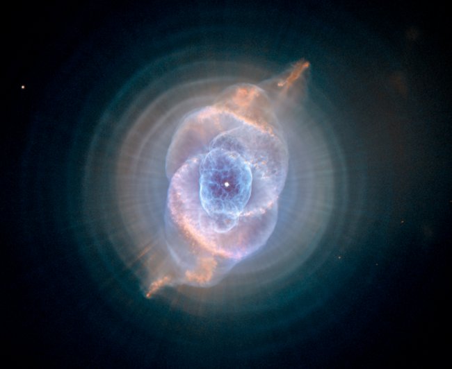 Снимок «Хаббла», планетарная туманность «Кошачий глаз»