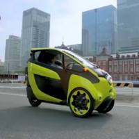 Транспорт будущего: трехколесный электромобиль Toyota iRoad