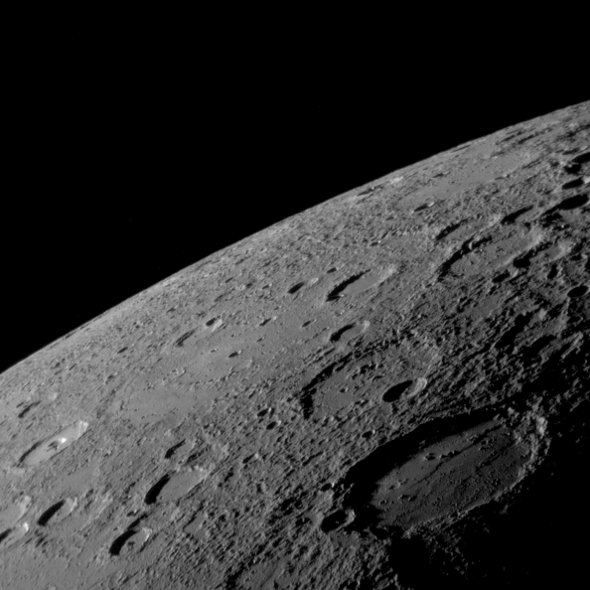 Кратеры на поверхности Меркурия