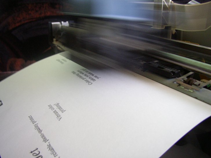 Принтер, печатающий на воде