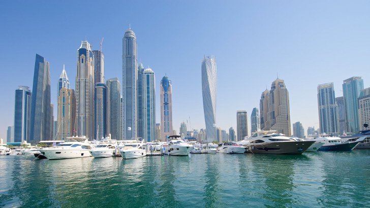 Международная выставка яхт в Дубае