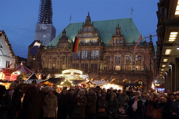 Рождественский рынок в Бремене