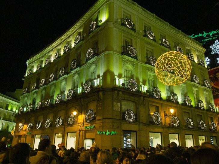 Ярмарка Мадрида на Рождество