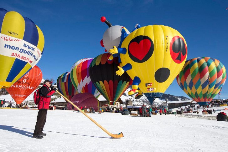 Международный фестиваль воздушных шаров в Шато-д’О