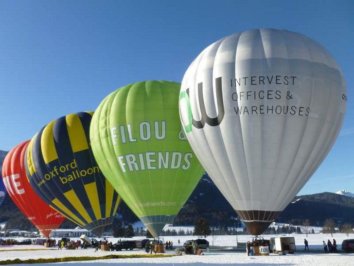 Фестиваль воздушных шаров в Доломитах
