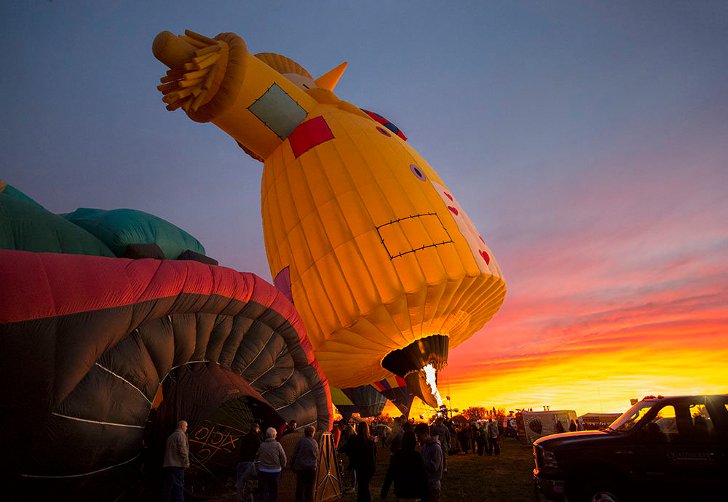 Фестиваль воздушных шаров Great Midwest Balloon Fest 