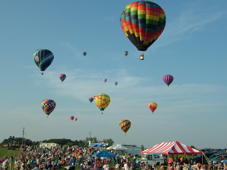 Фестиваль Great Pershing Balloon Derby