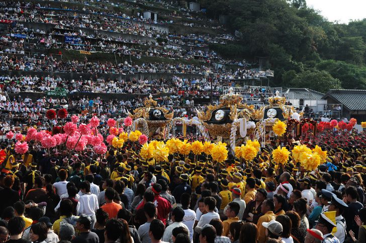 Фестиваль «Нада-но кэнка» в Японии