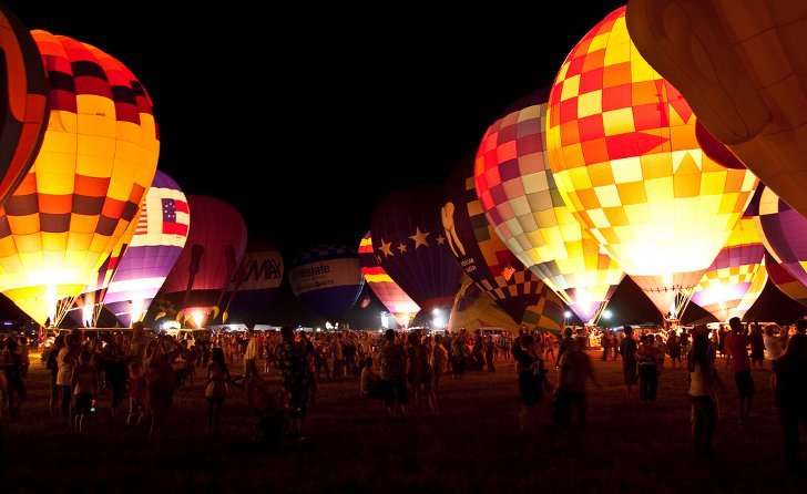 Фестиваль воздушных шаров в Техасе Great Texas Balloon Race
