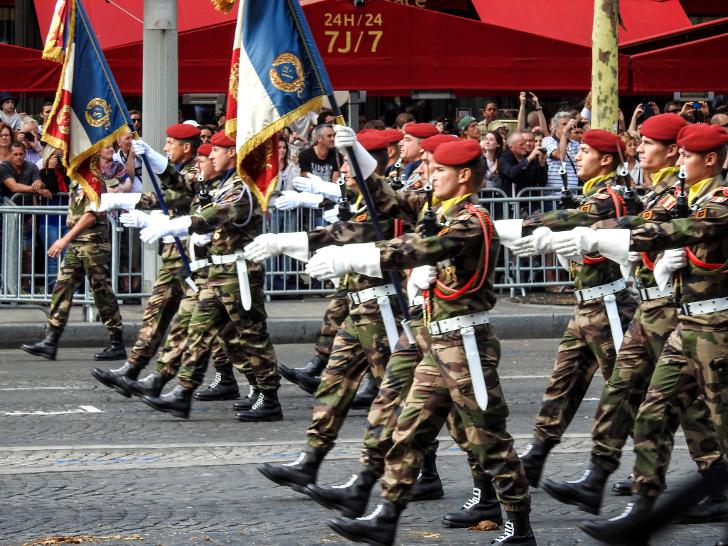 Военный парад в честь Дня взятия Бастилии