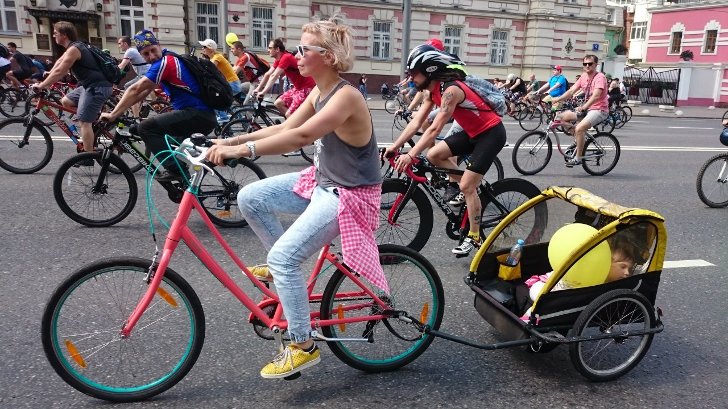 Большой велопарад в Москве