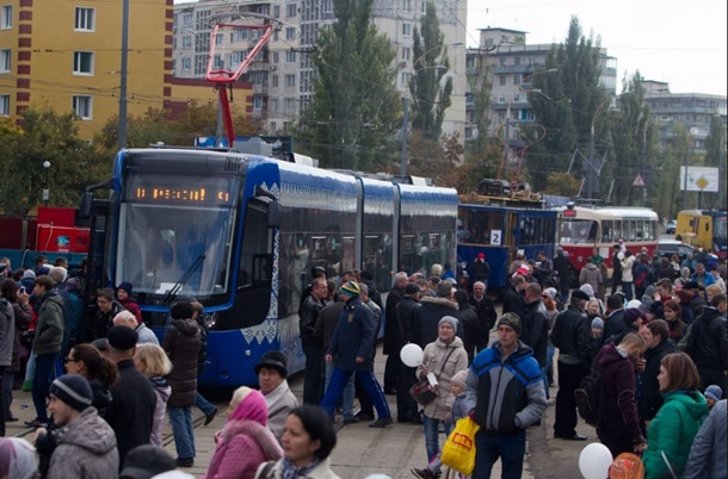 Киевский парад трамваев