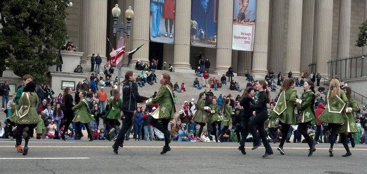 Парад в честь Дня святого Патрика в Вашингтоне