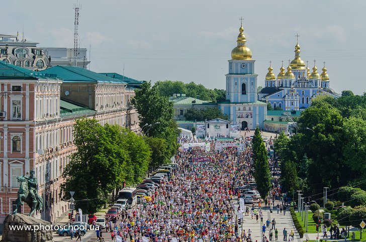 Благотворительный пробег в День Киева